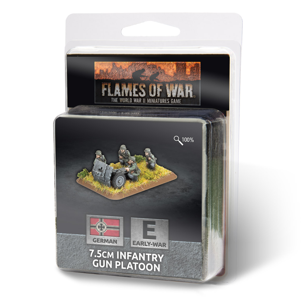 Flames of War WW2: German - 7.5cm Infantry Gun Platoon (Preorder)