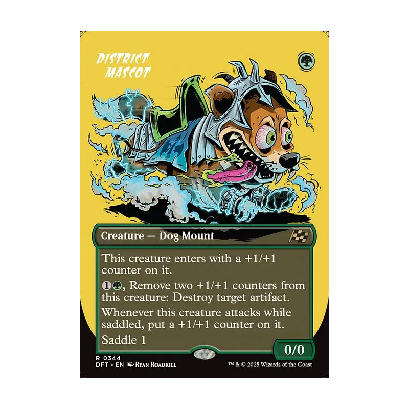 District Mascot (Borderless) - Aetherdrift (Near Mint)