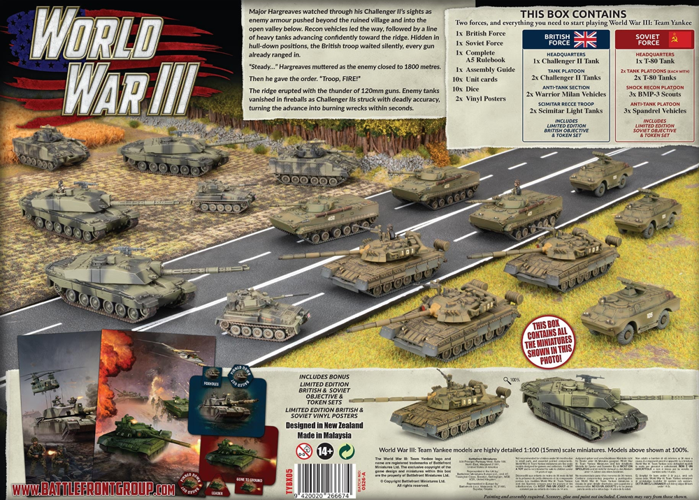 WWIII Team Yankee: Limited Edition Starter Set - British vs Soviet (Preorder)