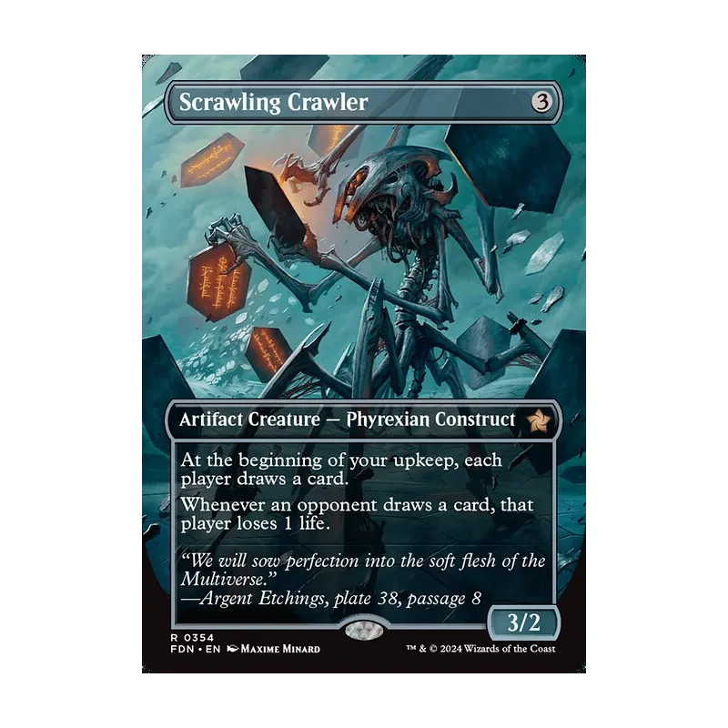 Scrawling Crawler (Borderless) - Foundations (Near Mint)