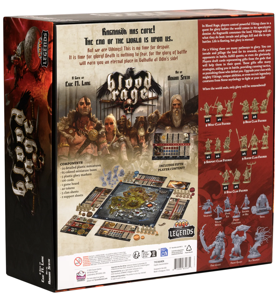 Blood Rage (2nd Edition) (Preorder)