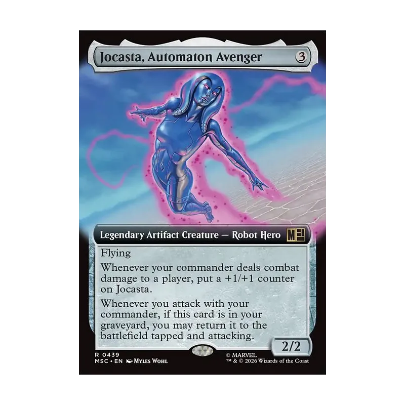 Jocasta, Automaton Avenger (Extended Art) - Marvel Super Heroes Commander (Near Mint)