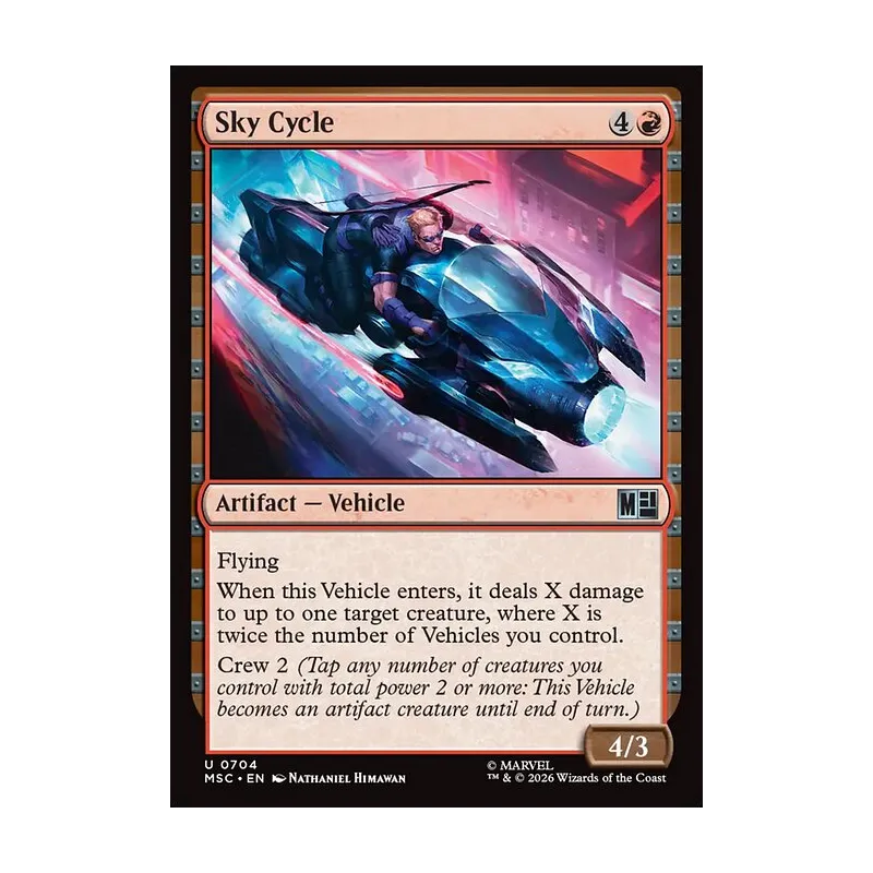 Sky Cycle - Marvel Super Heroes Commander (Near Mint)