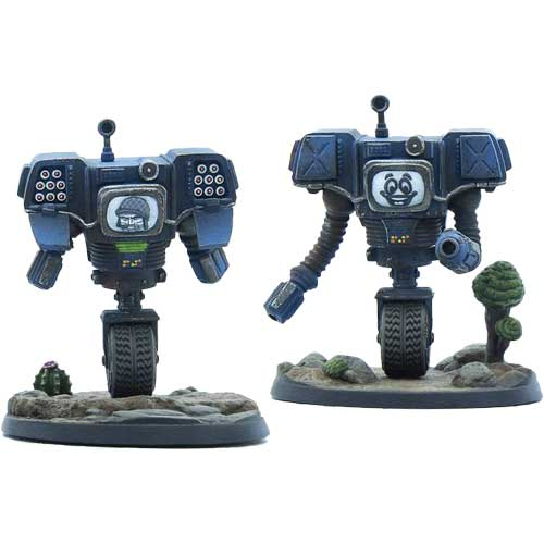 Fallout Security Robot Fallout: Wasteland Warfare - Robots Securitron Enforcers | Table Top ...