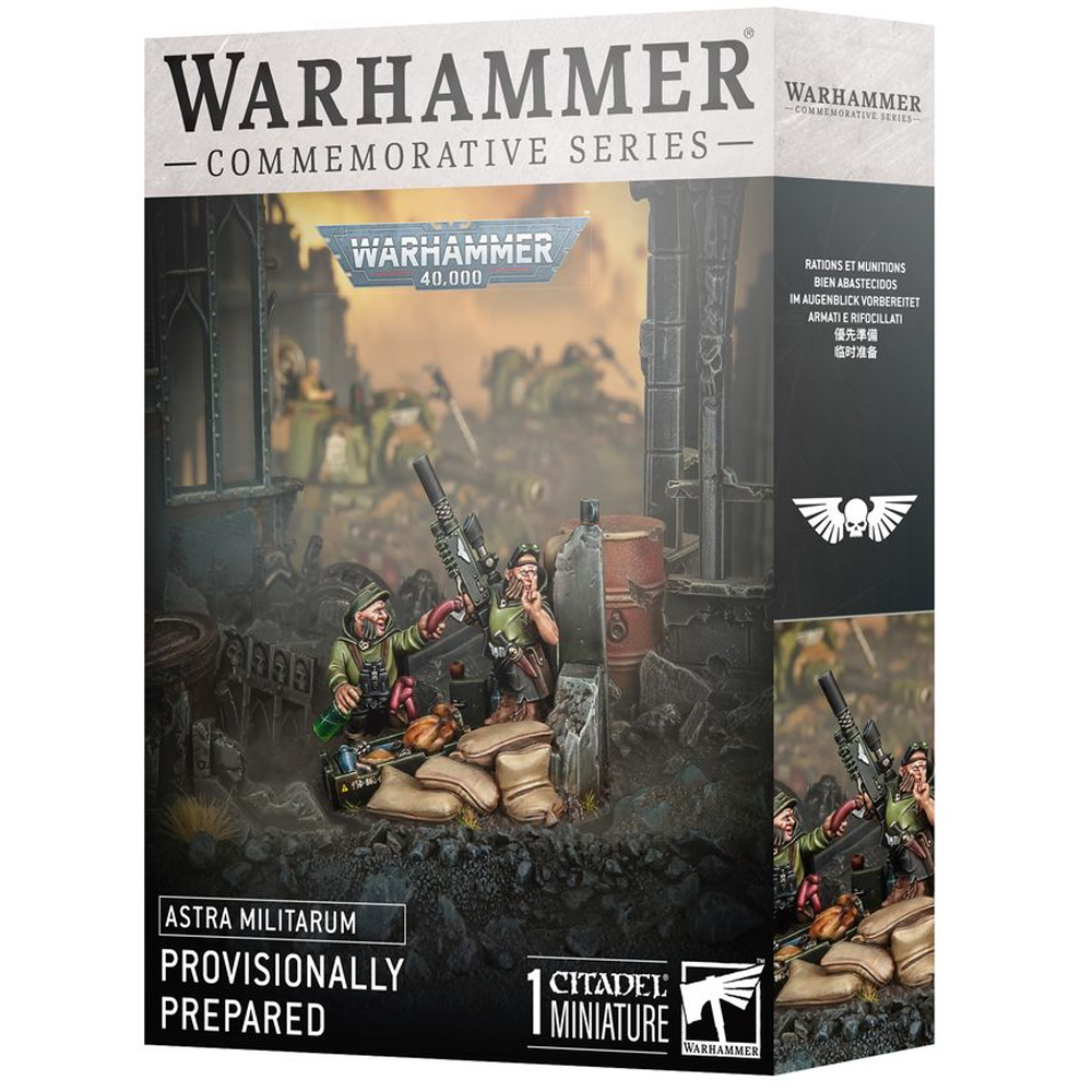 Warhammer 40K Commemorative Series: Astra Militarum - Provisionally Prepared (Last Chance) Warhammer 40K Commemorative Series: Astra Militarum - Provisionally Prepared (Last Chance)