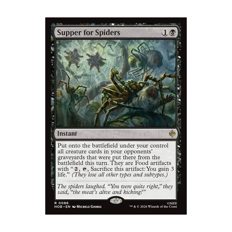 Supper for Spiders - The Hobbit (Near Mint)
