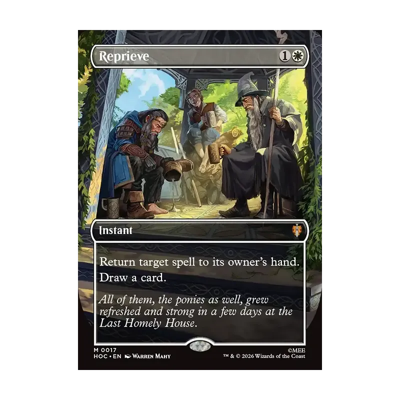 Reprieve (Borderless) - The Hobbit Eternal (Near Mint)