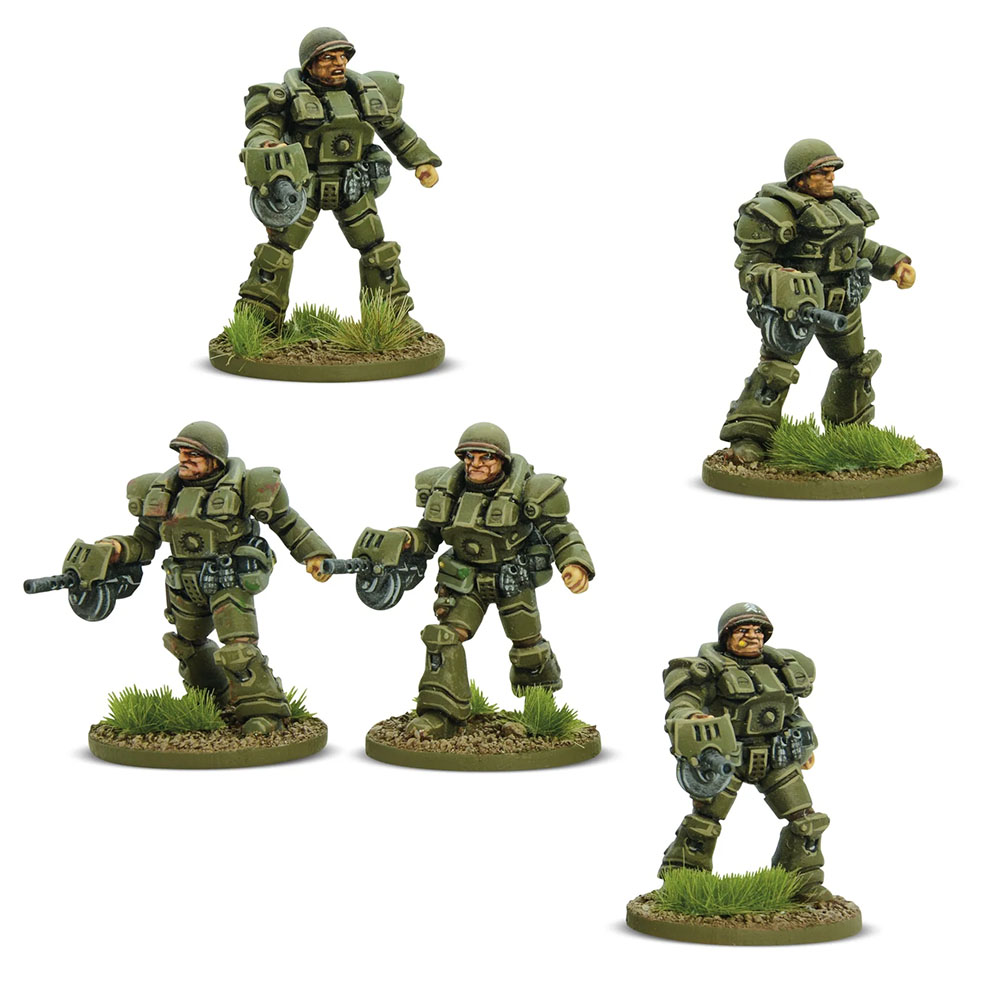 Konflikt '47: US Heavy infantry (2025 Reformat) (New Arrival)