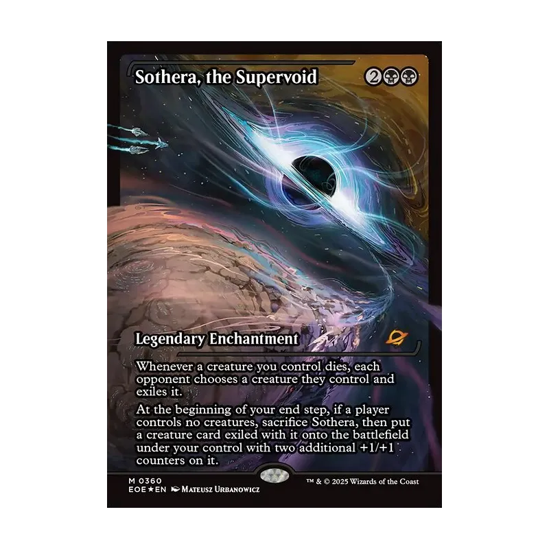 Sothera, the Supervoid (Showcase) - Edge of Eternities (Foil Near Mint)