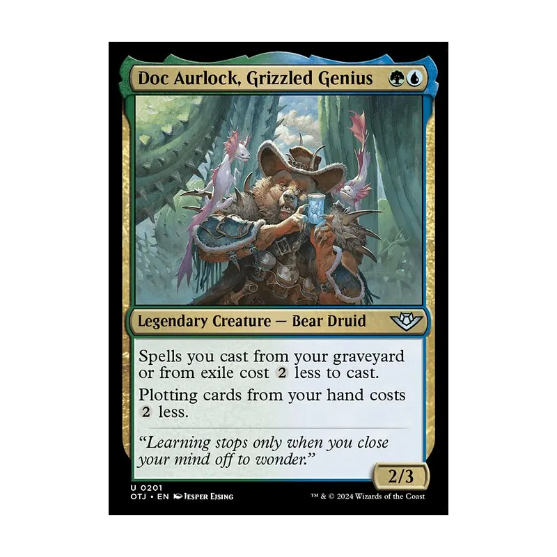Doc Aurlock, Grizzled Genius - Outlaws of Thunder Junction (Near Mint)