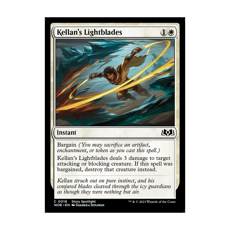 Kellan's Lightblades - Wilds of Eldraine (Near Mint)