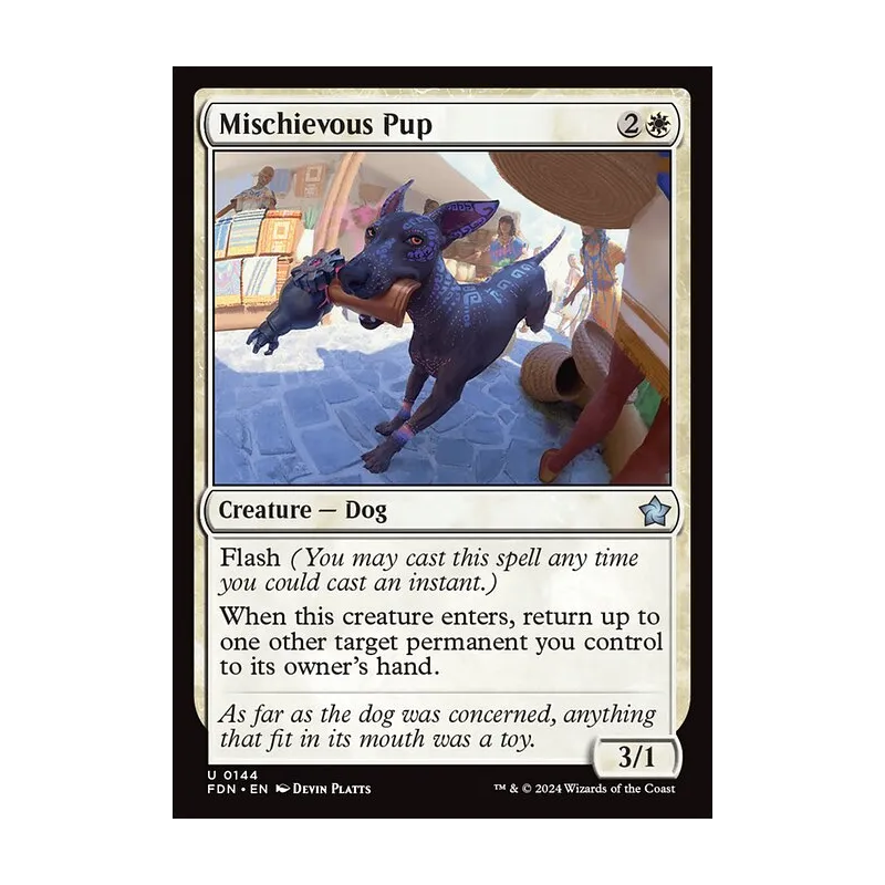 Mischievous Pup - Foundations (Near Mint)