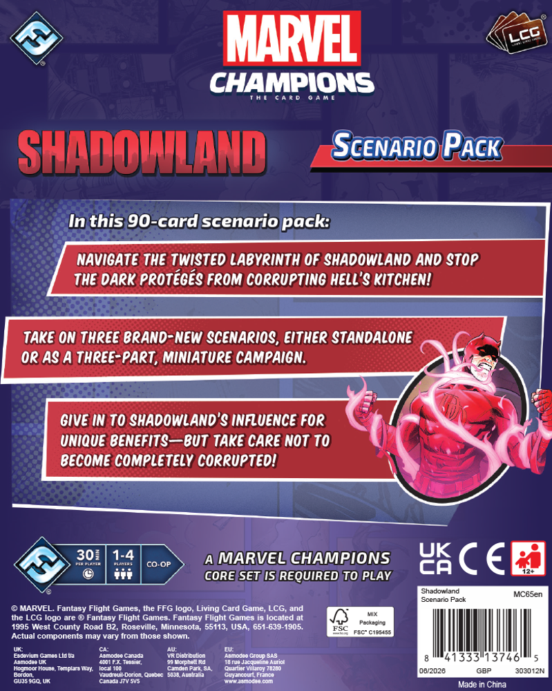 Marvel Champions LCG: Shadowland Scenario Pack (Preorder)