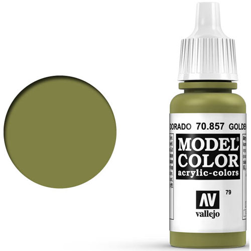 Vallejo Model Color Paint: Golden Olive