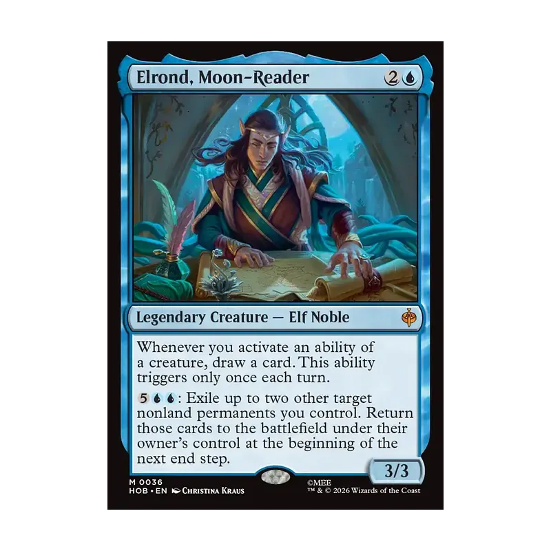 Elrond, Moon-Reader - The Hobbit (Near Mint)