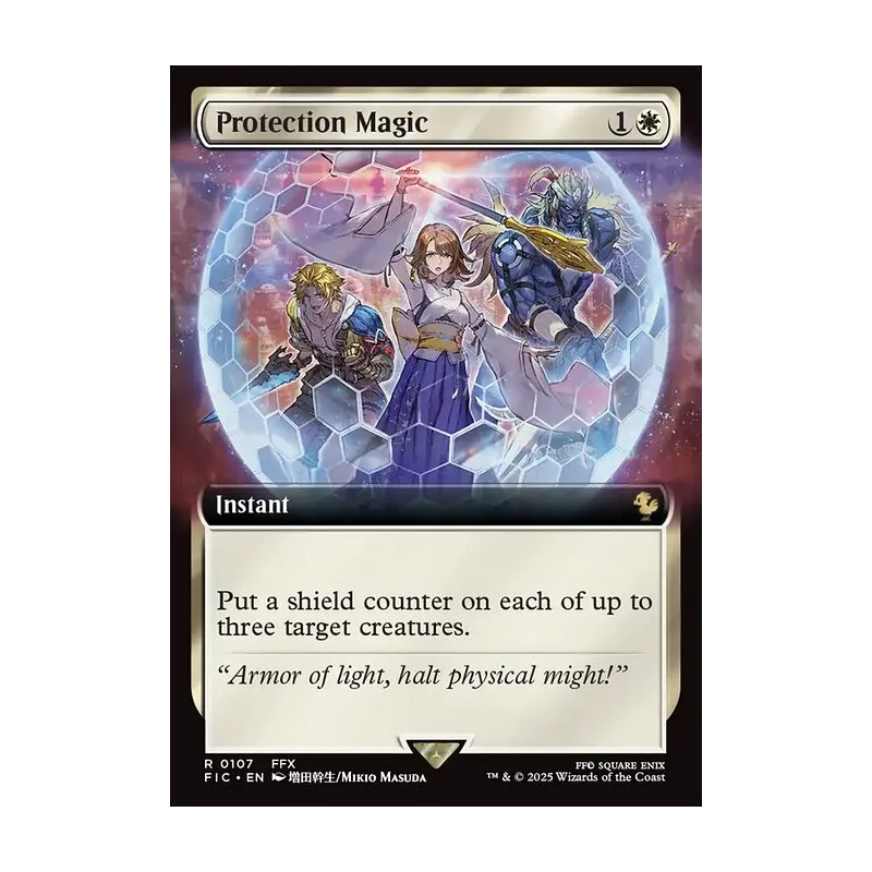 Protection Magic (Extended Art) - Final Fantasy Commander (Near Mint)