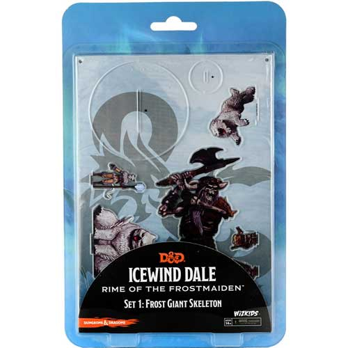 D&D Acrylic 2D Minis: Icewind Dale Set 1 - Frost Giant Skeleton