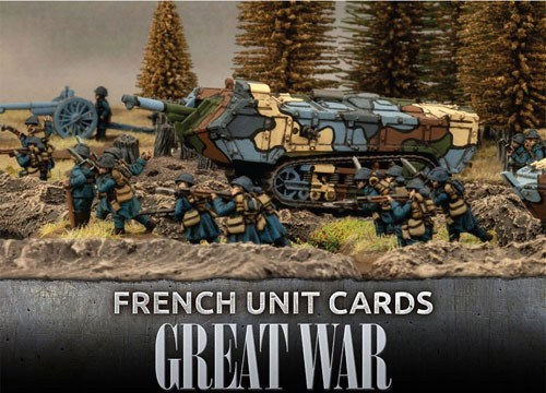 Great War: French Unit Cards