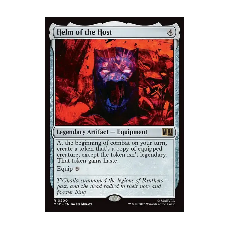 Helm of the Host (Surge Foil) - Marvel Super Heroes Commander (Foil Near Mint)