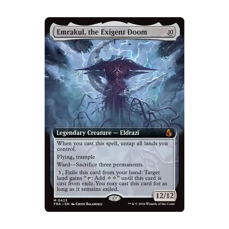 Emrakul, the Exigent Doom (Extended Art) - Reality Fracture (Near Mint)