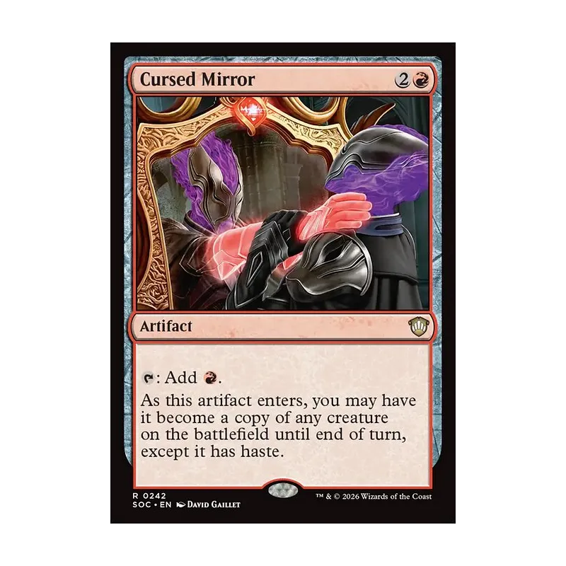 Cursed Mirror - Secrets of Strixhaven Commander (Near Mint)