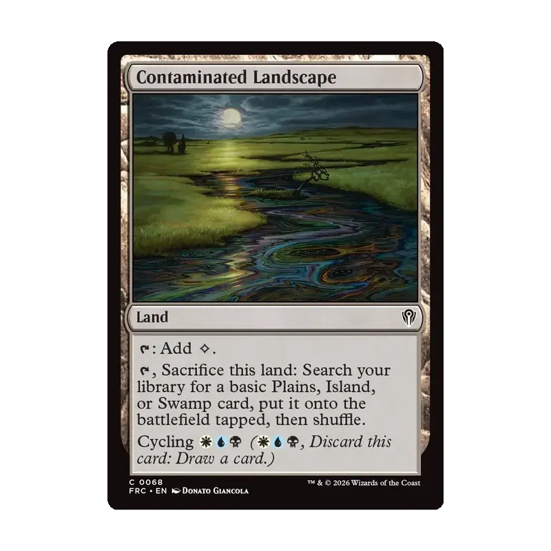 Contaminated Landscape - Reality Fracture Commander (Near Mint)