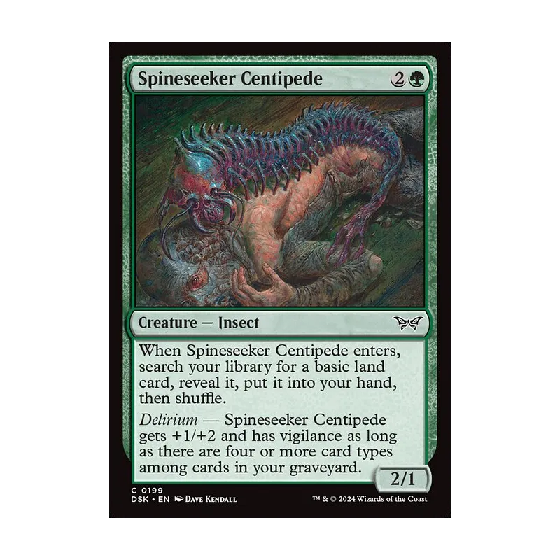 Spineseeker Centipede - Duskmourn: House of Horror (Near Mint)