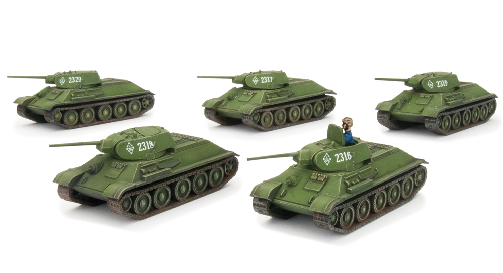 Flames of War WW2: Soviet - T-34 (Early) Tank Company