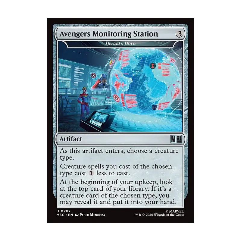 Avengers Monitoring Station / Herald's Horn (Surge Foil) - Marvel Super Heroes Commander (Foil Near Mint)