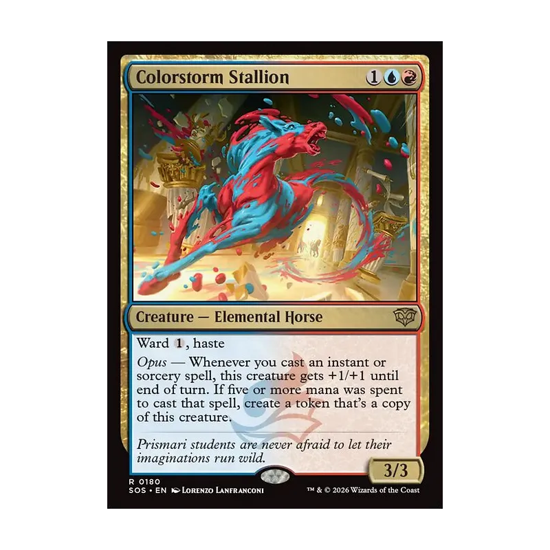 Colorstorm Stallion - Secrets of Strixhaven (Near Mint)