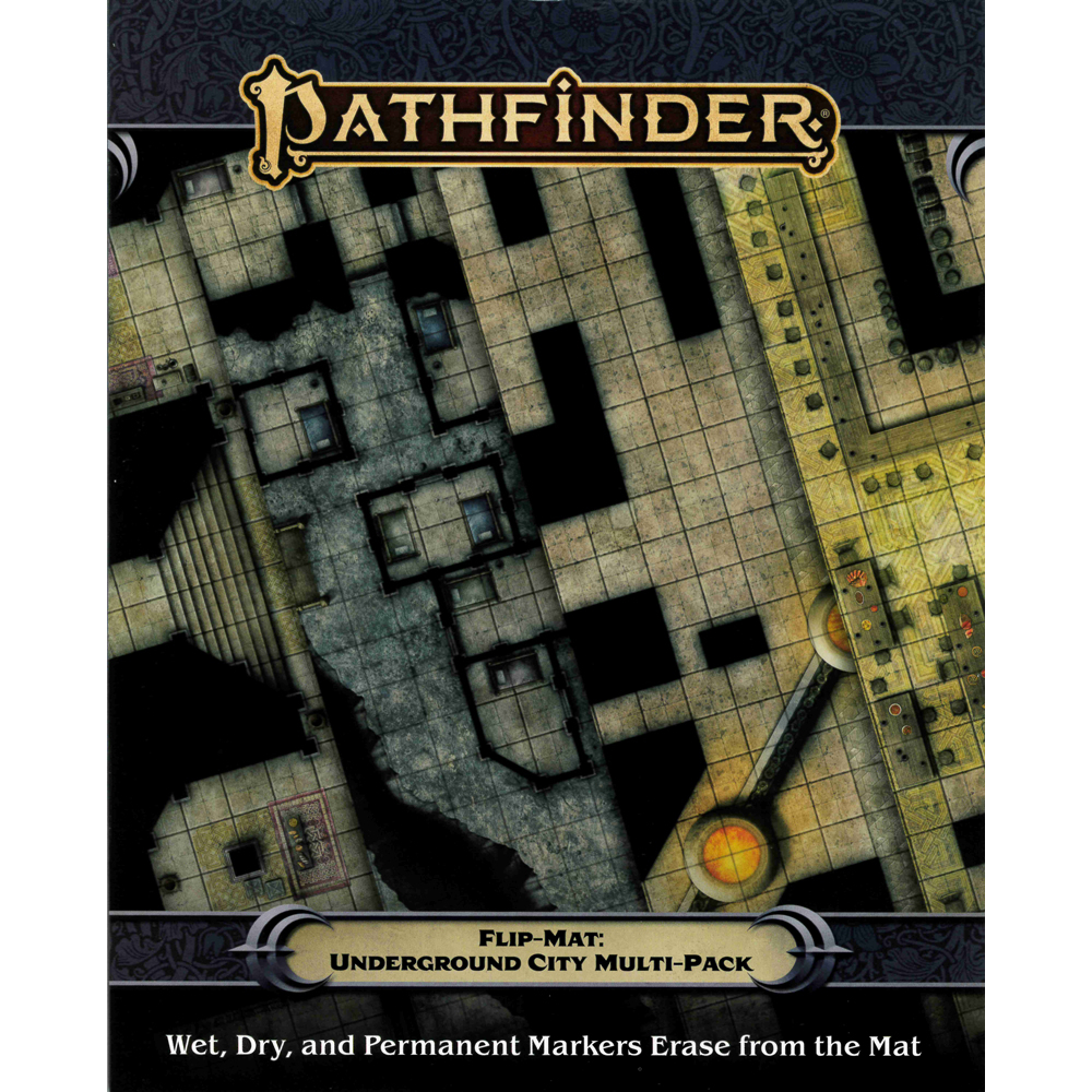 Pathfinder 2E RPG: Flip-Mat - Underground City Multi-Pack