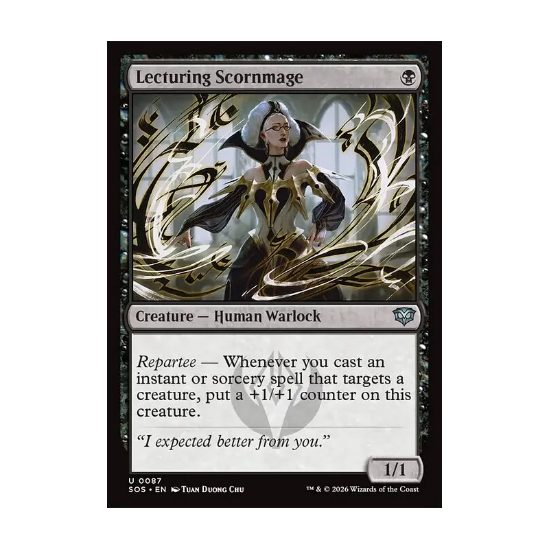 Lecturing Scornmage - Secrets of Strixhaven (Near Mint)