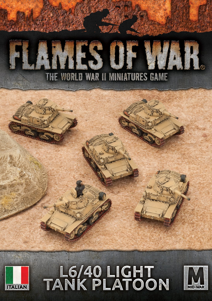 Flames of War WW2: Italian - L6/40 Light Tank Platoon