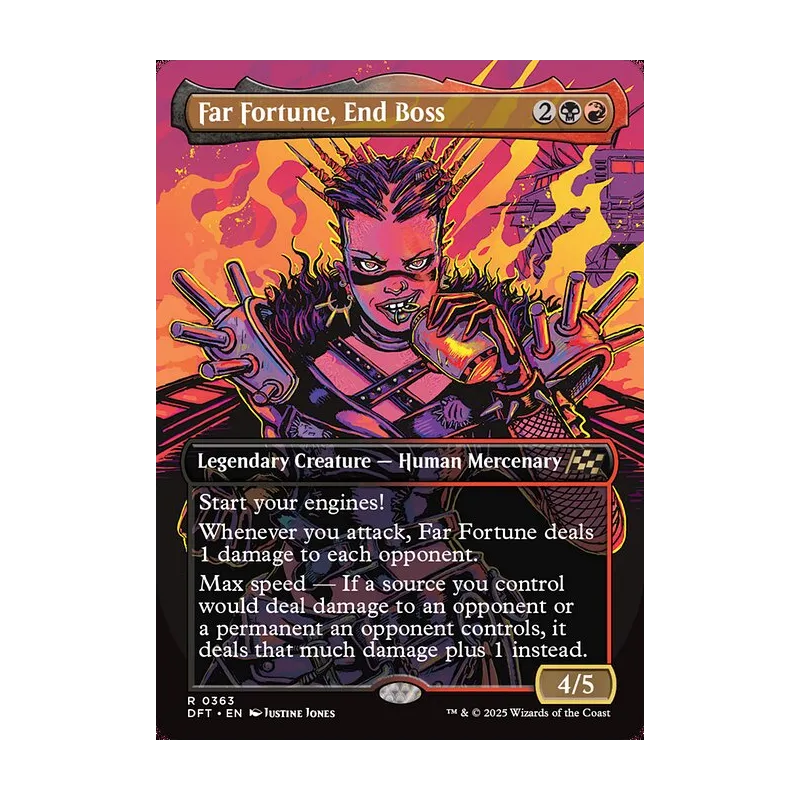 Far Fortune, End Boss (Borderless) - Aetherdrift (Near Mint)