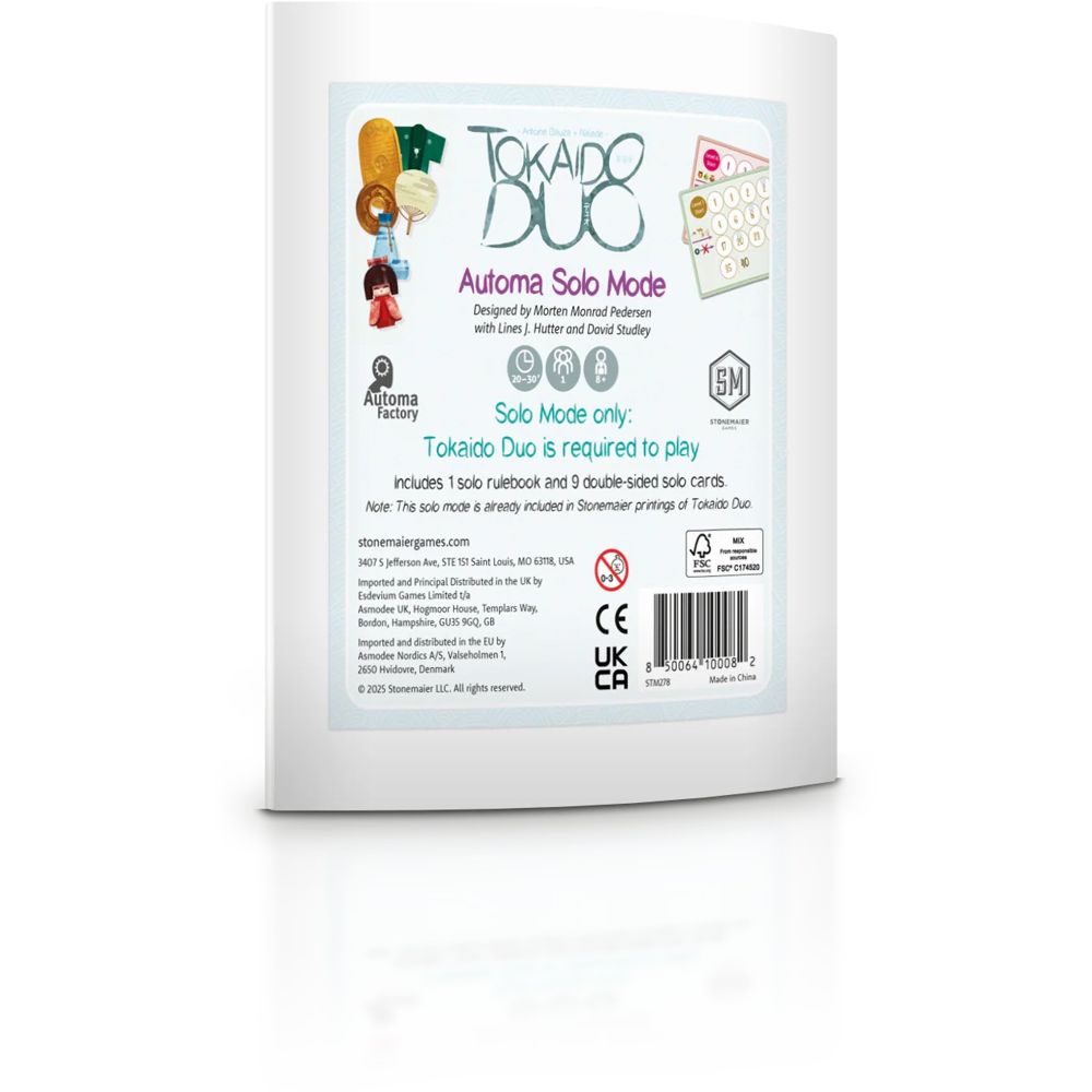 Tokaido Duo: Automa Solo Mode Pack (Preorder)