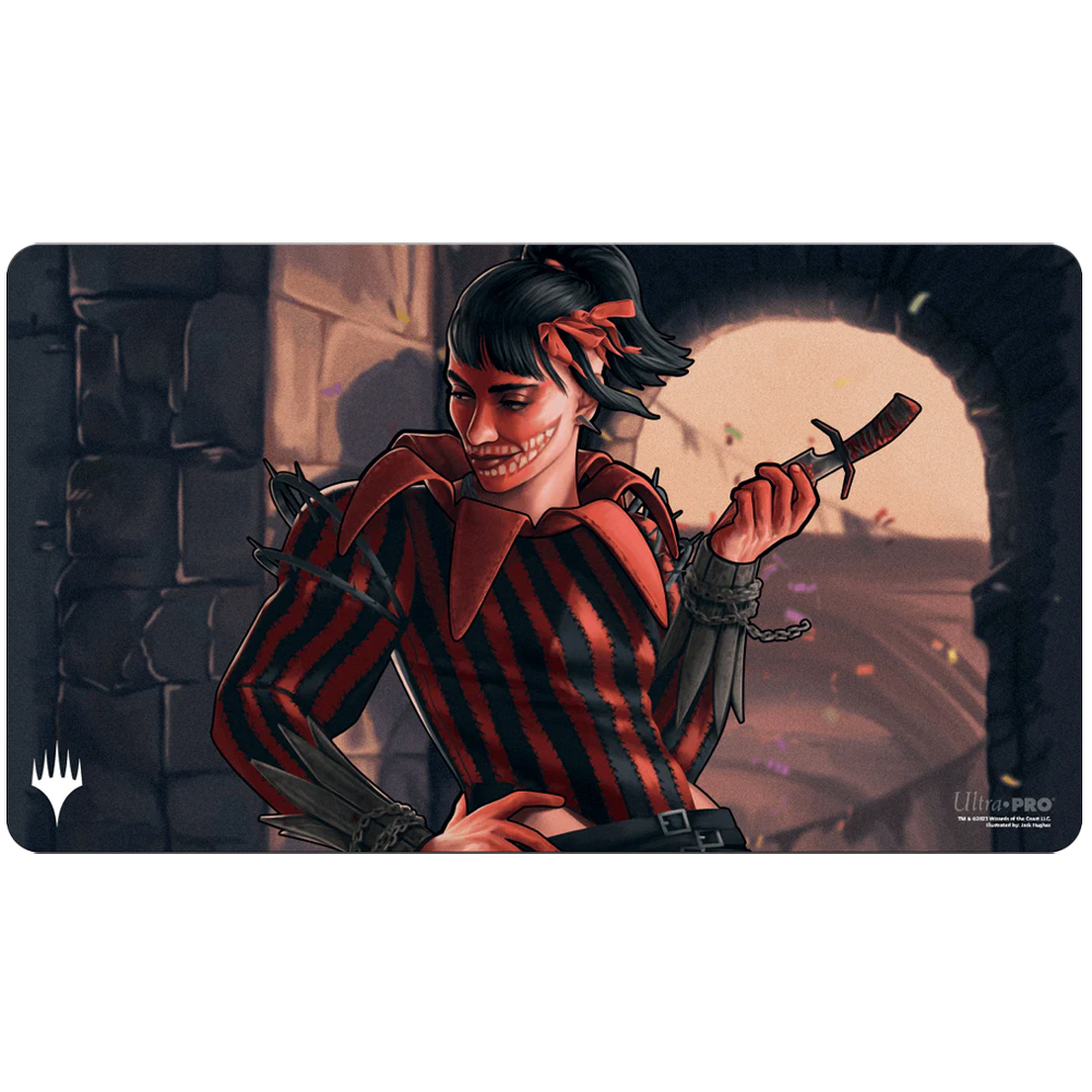 MtG Playmat: Murders at Karlov Manor - Massacre Girl, Known Killer (Last Chance)