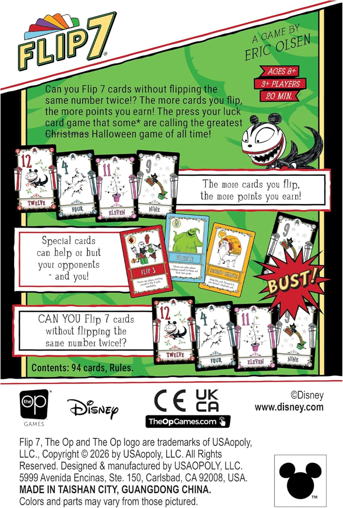 Flip 7: The Nightmare Before Christmas (Preorder)