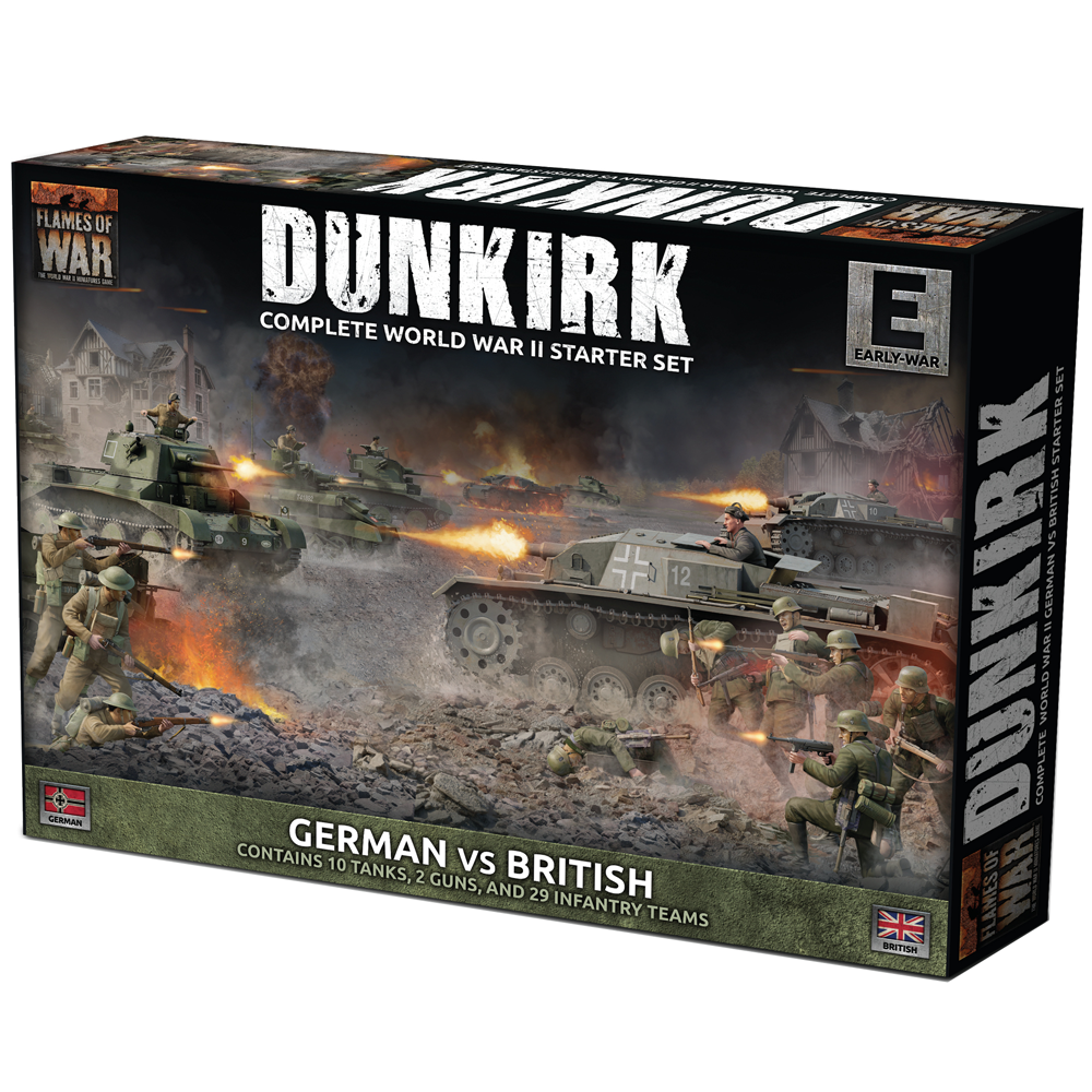 Flames of War WW2: Dunkirk - German vs British Starter Set (Preorder)