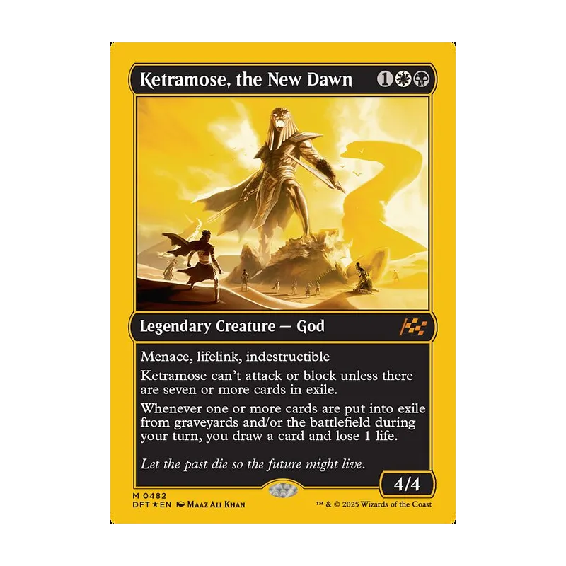 Ketramose, the New Dawn (First-Place Foil) - Aetherdrift (Foil Near Mint)