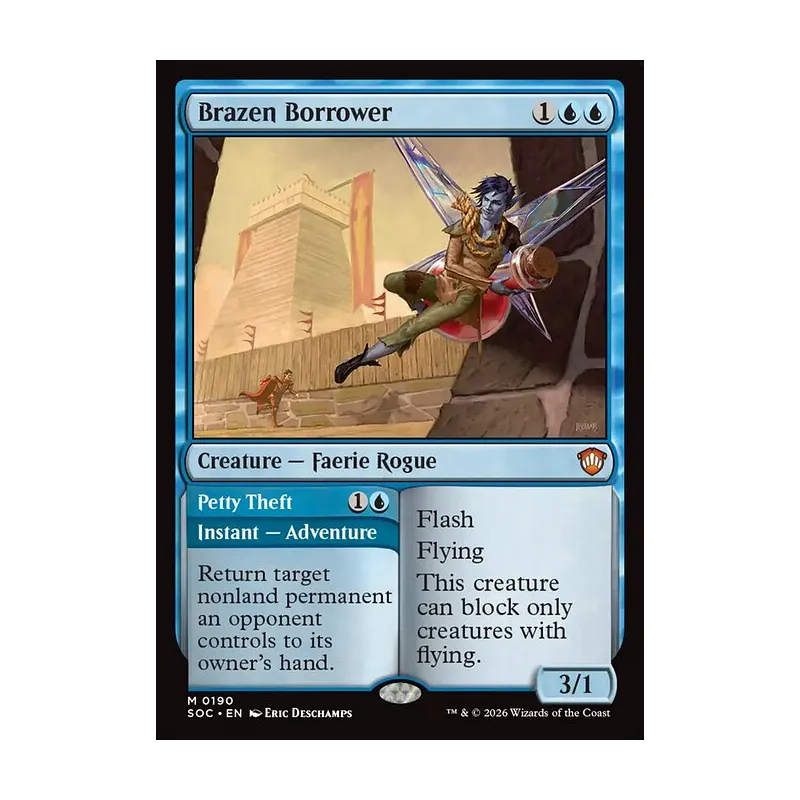 Brazen Borrower // Petty Theft - Secrets of Strixhaven Commander (Near Mint)