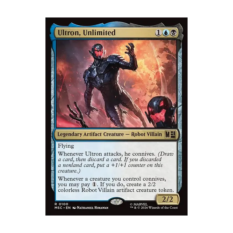 Ultron, Unlimited (Surge Foil) - Marvel Super Heroes Commander (Foil Near Mint)