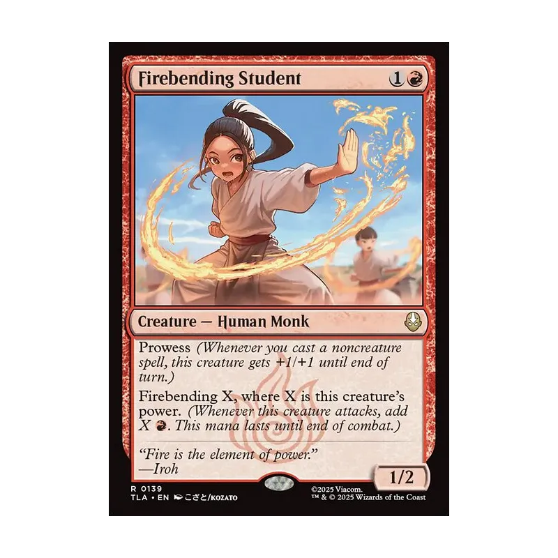 Firebending Student - Avatar: The Last Airbender (Near Mint)