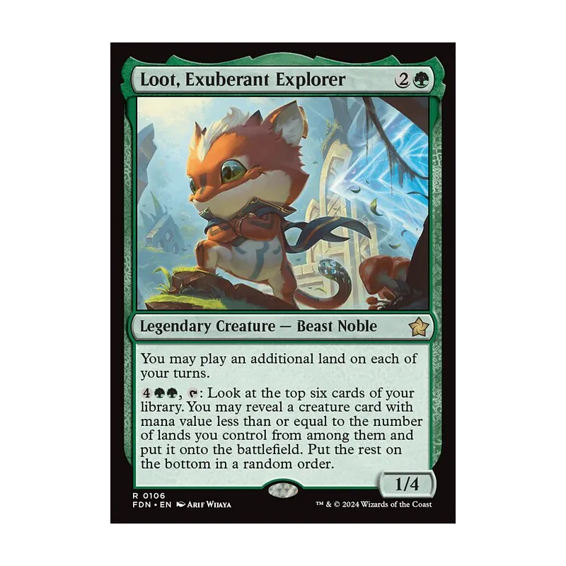 Loot, Exuberant Explorer - Foundations (Near Mint)