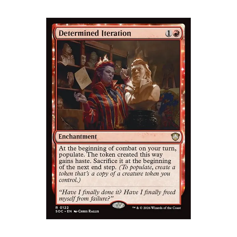 Determined Iteration - Secrets of Strixhaven Commander (Near Mint)