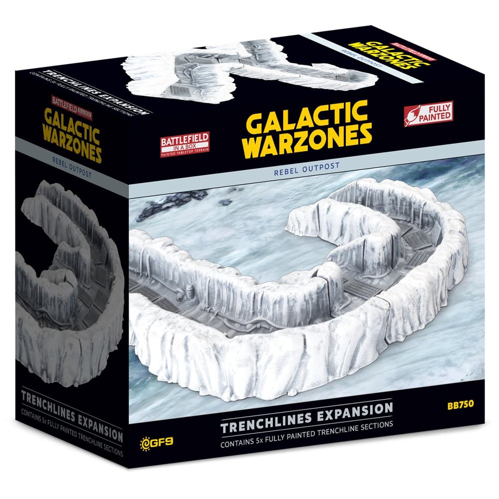 Battlefield in a Box: Galactic Warzones: Rebel Outpost - Trenchline Expansion (New Arrival)