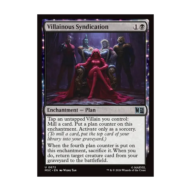Villainous Syndication - Marvel Super Heroes Commander (Near Mint)