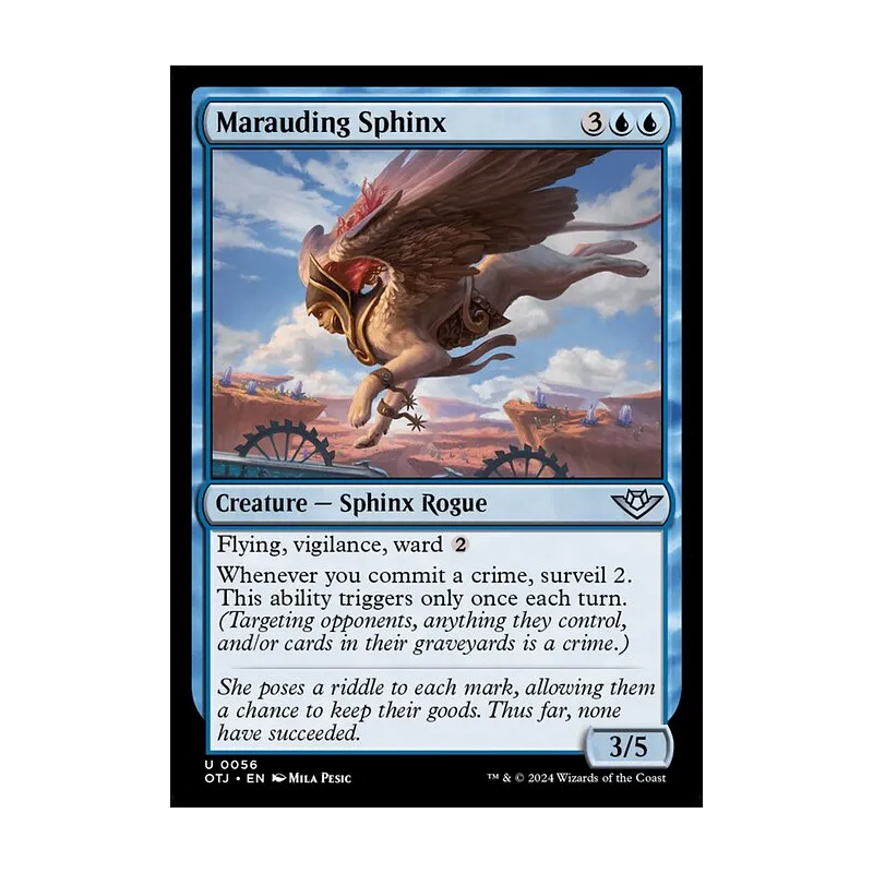 Marauding Sphinx - Outlaws of Thunder Junction (Near Mint)