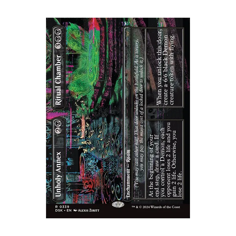 Unholy Annex // Ritual Chamber (Borderless) - Duskmourn: House of Horror (Near Mint)