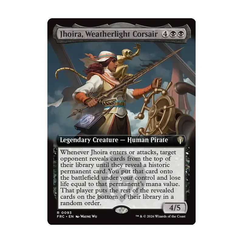 Jhoira, Weatherlight Corsair (Extended Art) - Reality Fracture Commander (Near Mint)