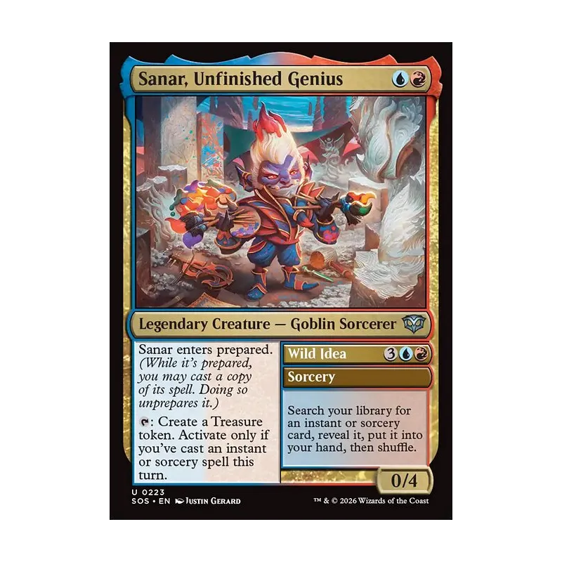 Sanar, Unfinished Genius // Wild Idea - Secrets of Strixhaven (Near Mint)